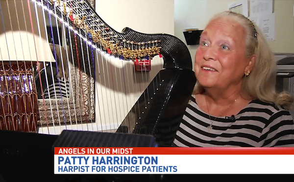 Harpist Patty Harrington Brings Life To Hospice With Her Music