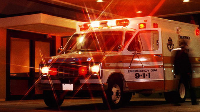 Image Of A Hospice Patient Being Delivered To The ER In An Ambulance Due To Having Elected Full-code Status.