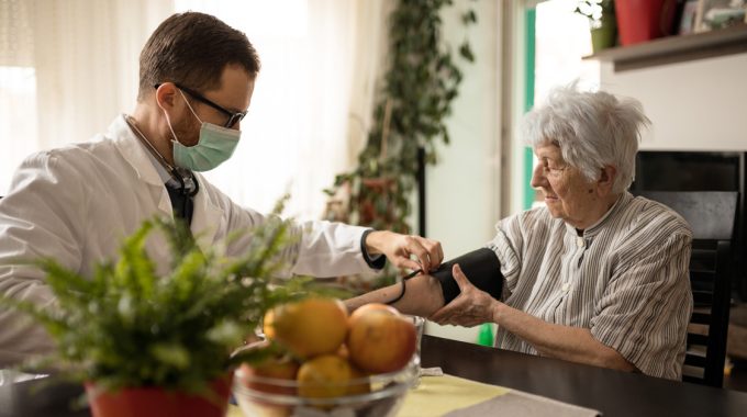 Hospice Patient Seeing Her Doctor While On Hospice Service