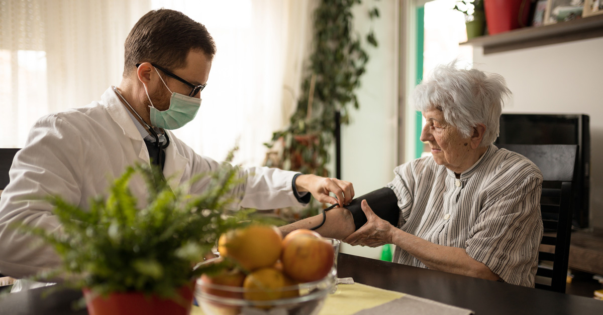 Hospice Patient Seeing Her Doctor While On Hospice Service
